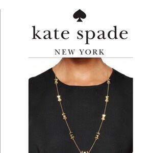 kate spade Gold Take A Bow Necklace